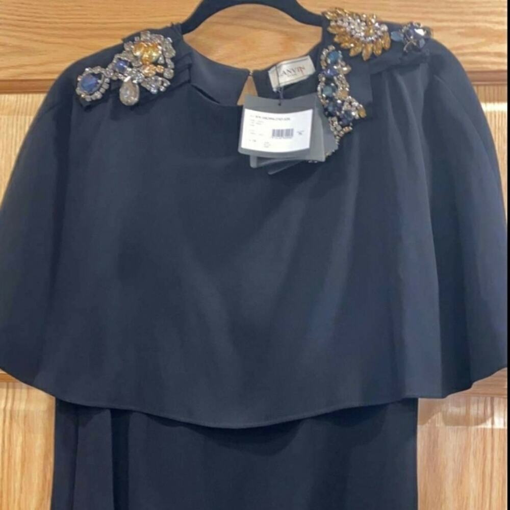 - Lanvin Long Black  Dress - Picture 3 of 12